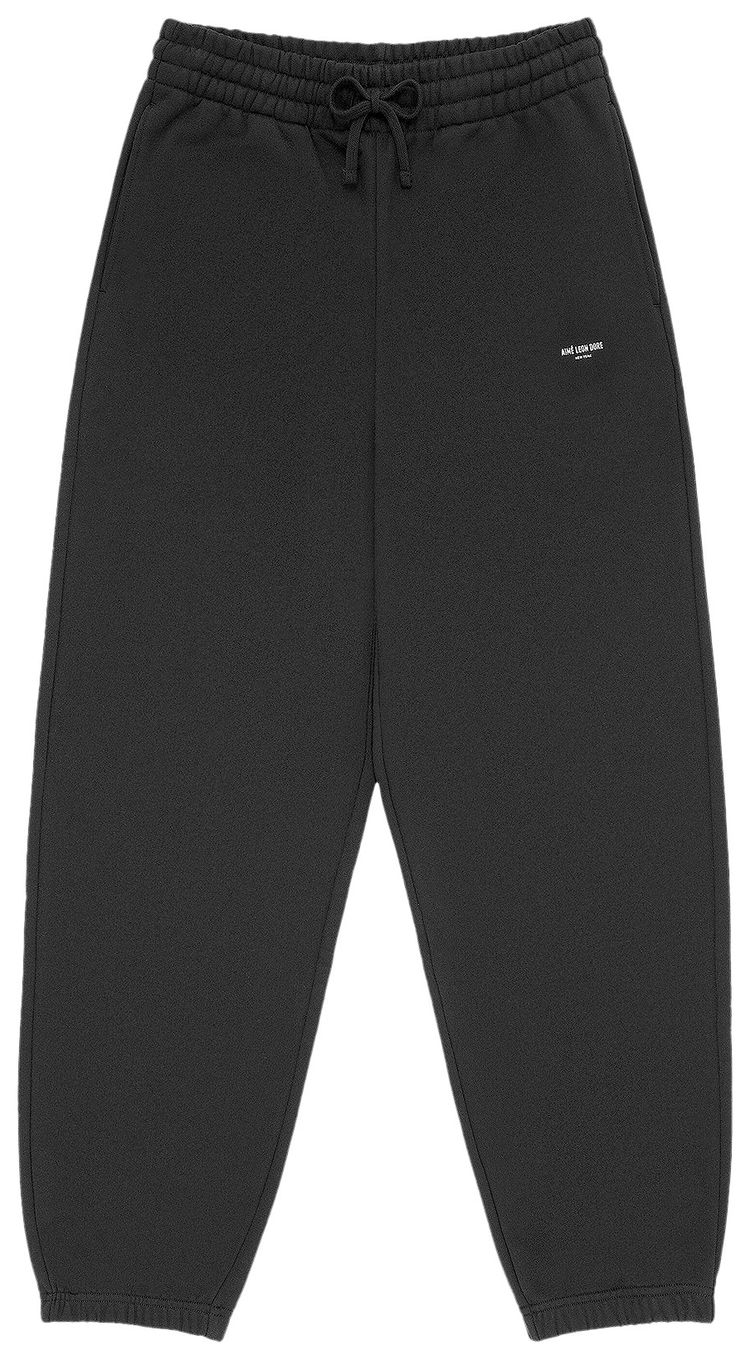Aime Leon Dore Micro Logo Sweatpants Jet Black