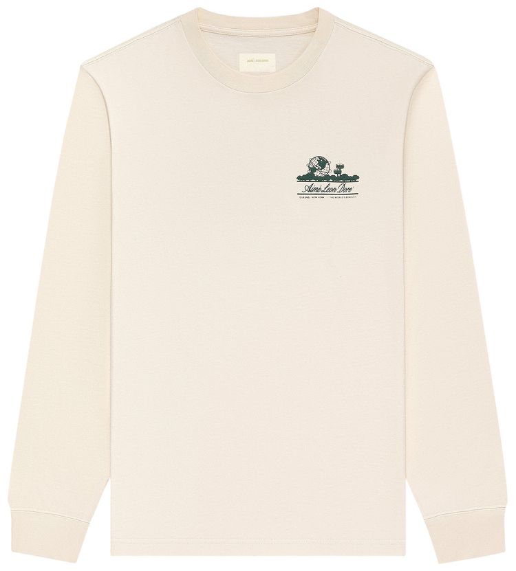 Aime Leon Dore Long Sleeve Unisphere Tee Pristine