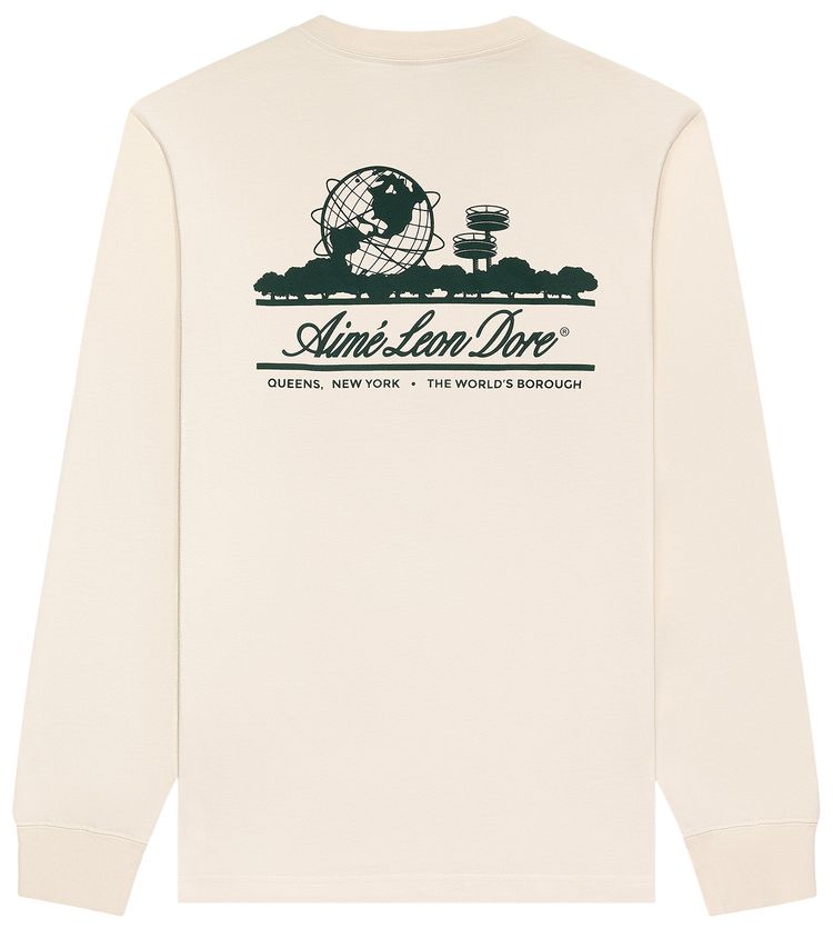 Aime Leon Dore Long Sleeve Unisphere Tee Pristine