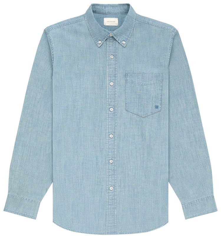 Aime Leon Dore Lightweight Denim Shirt Light Wash