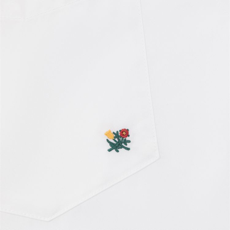 Aime Leon Dore Crest Oxford Shirt Bright White