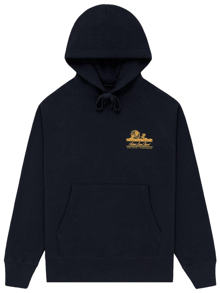 Aime Leon Dore Unisphere Hoodie Evening Blue