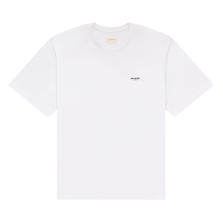 Aime Leon Dore Micro Logo Tee Bright White