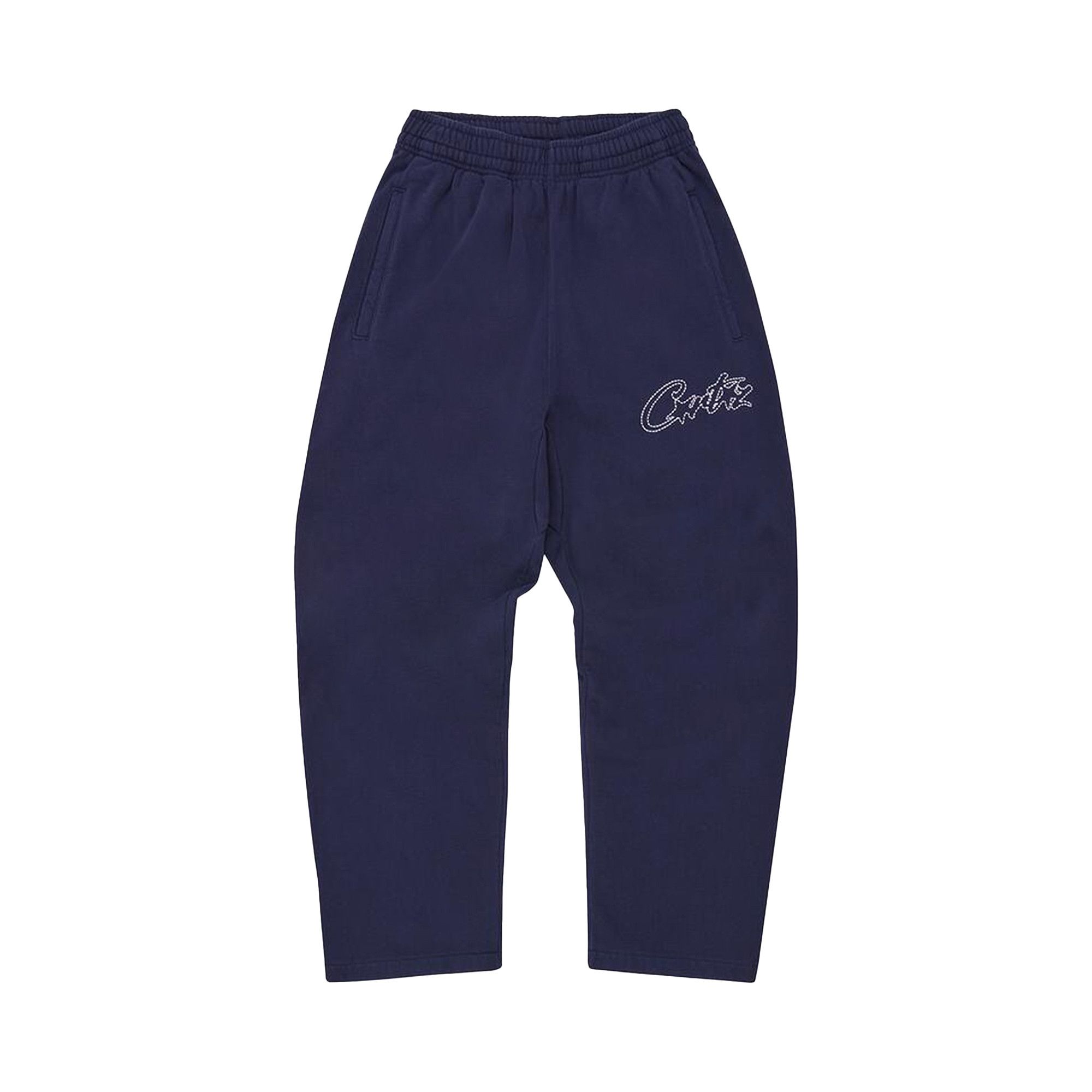 Buy Corteiz Thick Stitch Allstarz Open Hem Pant 'Navy' - 07892