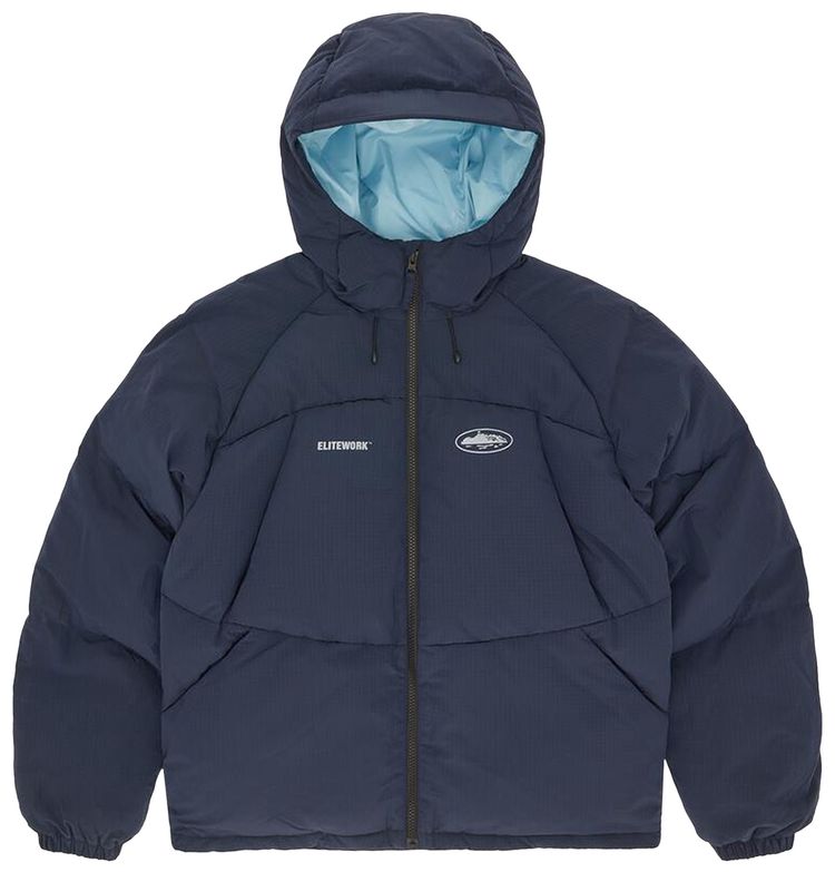 Corteiz Bolo Lite V2 Down Jacket Navy