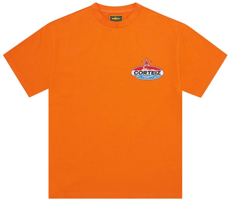 Corteiz Motor Heavyweight Tee Orange