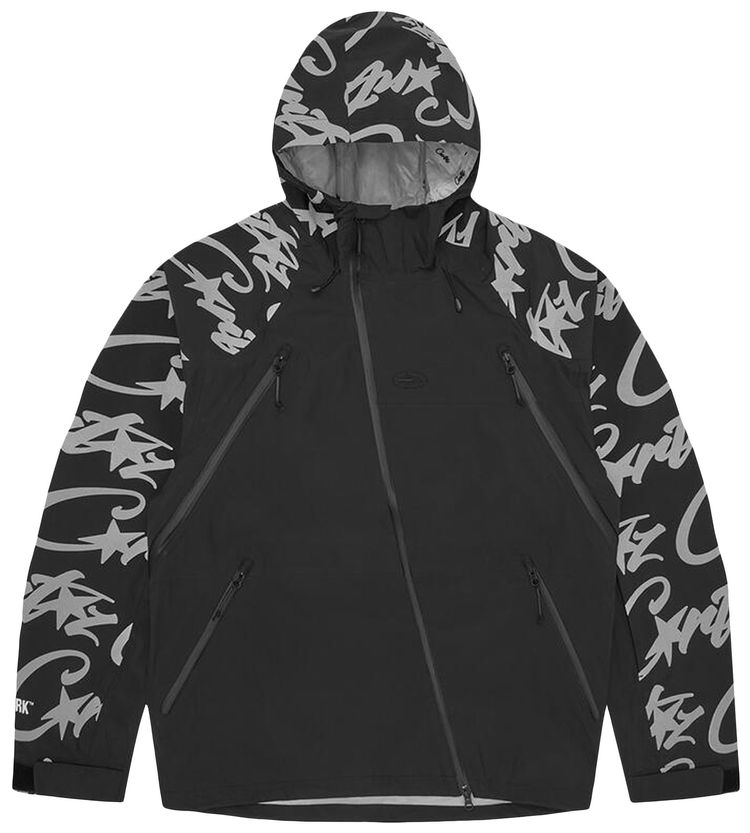Corteiz Elitework Shell Jacket V2 Black