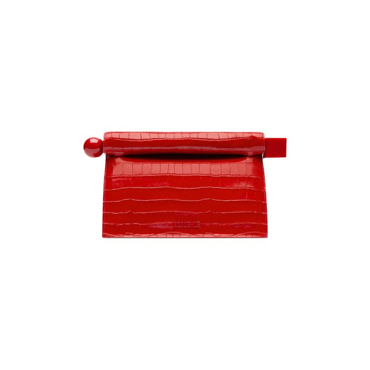 Jacquemus La Pochette Rond Carre Red