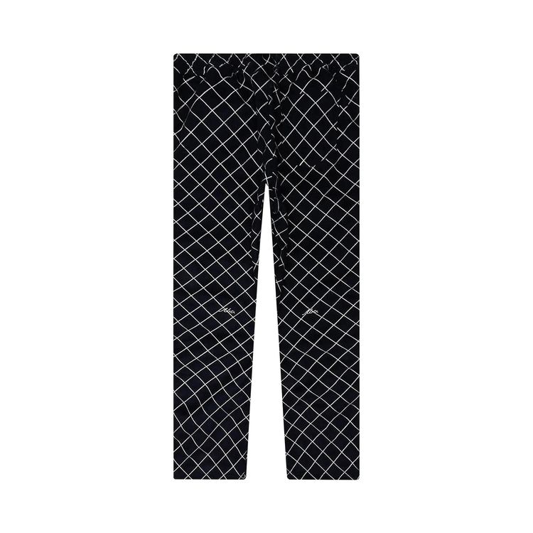 Advisory Board Crystals Diamond Chain Stitch Quilted Breakaway Pants Navy