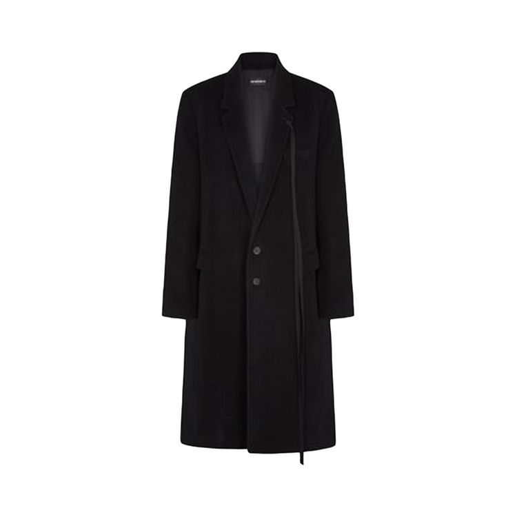 Ann Demeulemeester Viv High Comfort Tailored Coat Black