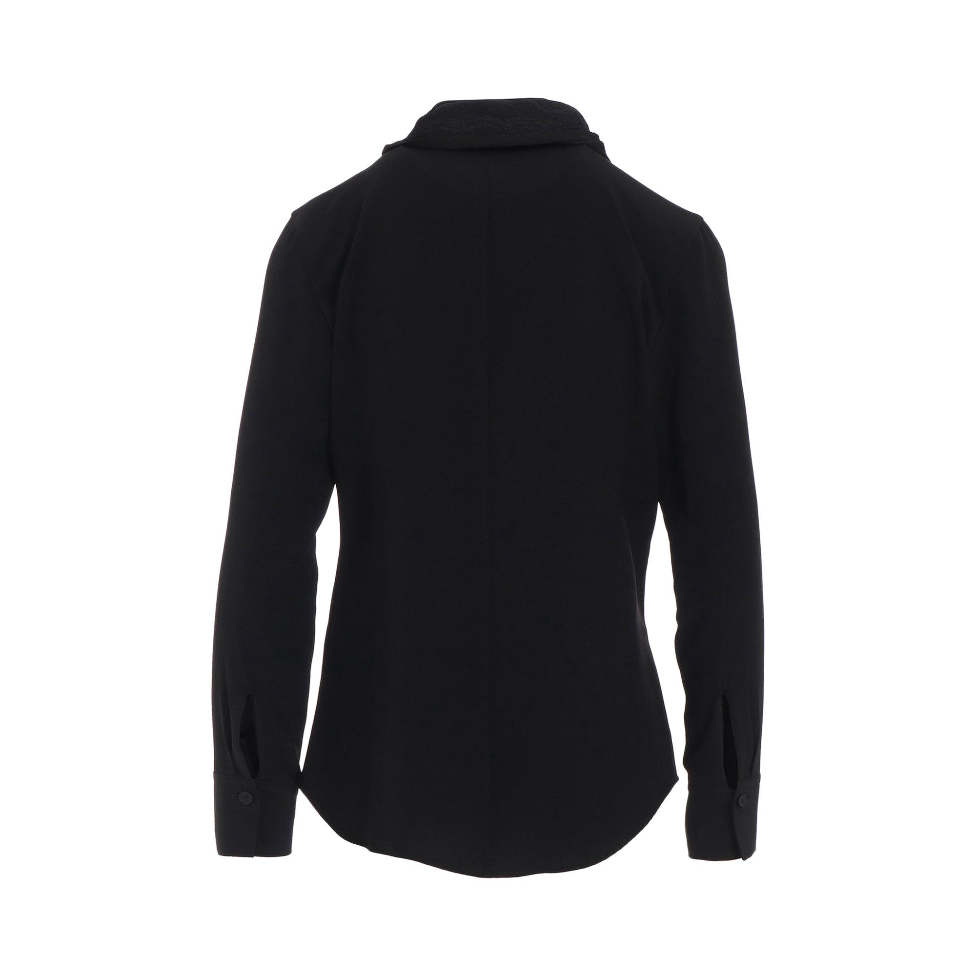 トップス Yohji Yamamoto +Noir Stole Blouse Cotton Buy Yohji Yamamoto Stole Detail Blouse 'Black' - FP B61 500 1 | GOAT
