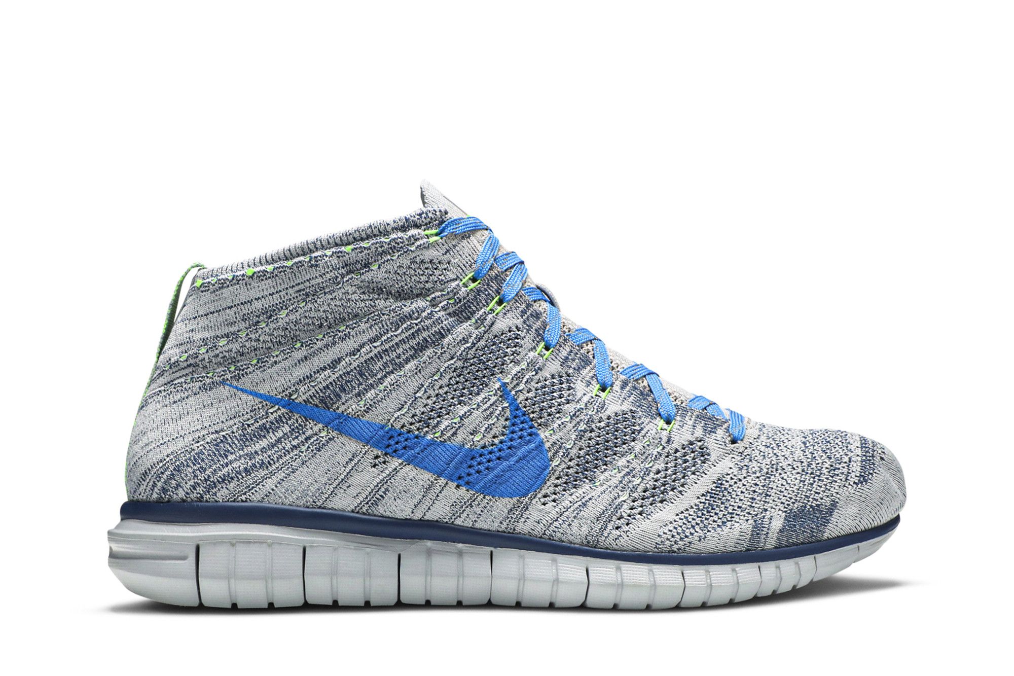 nike flyknit chukka blue