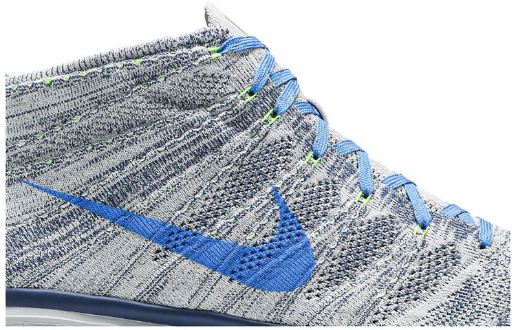 Nike Free Flyknit Chukka Wolf Grey Photo Blue