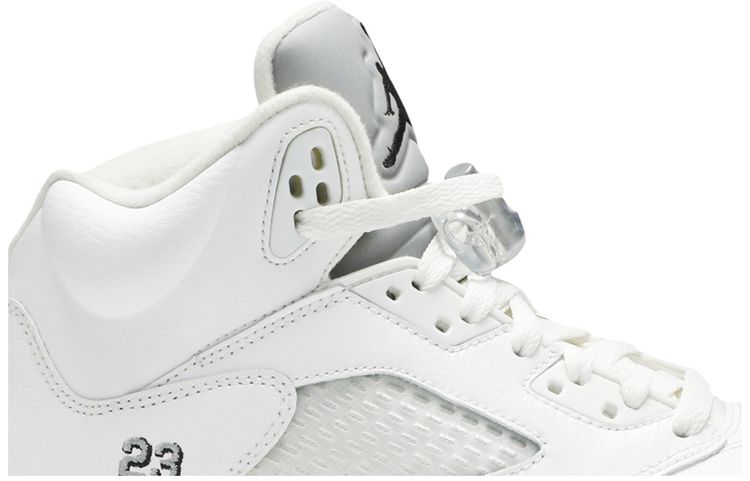 Air Jordan 5 Retro BG White Metallic 2015