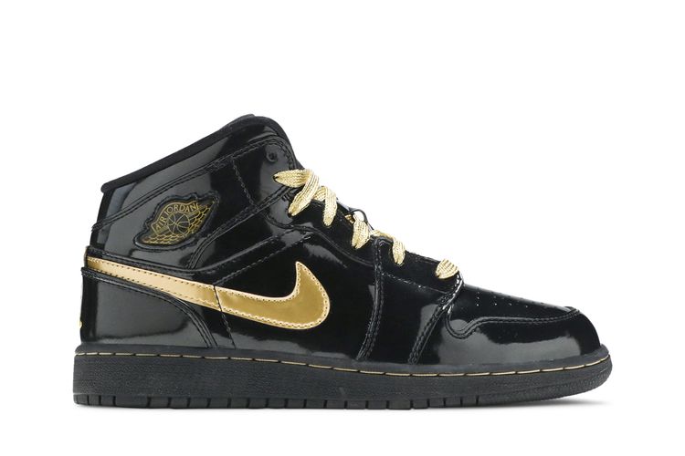 Air Jordan 1 Phat GS Black Metallic Gold