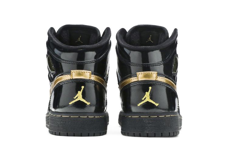 Air Jordan 1 Phat GS Black Metallic Gold