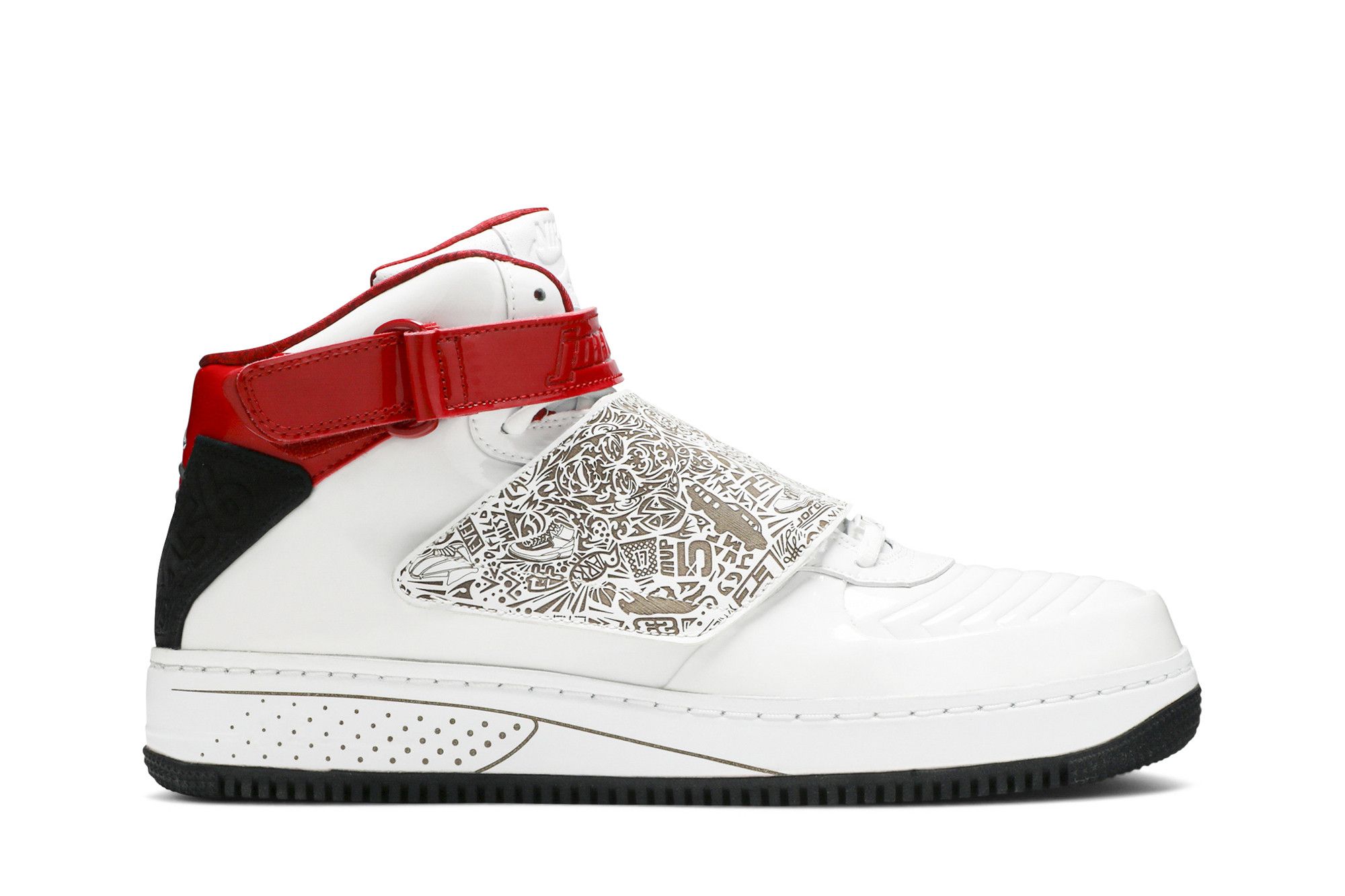air force jordans red