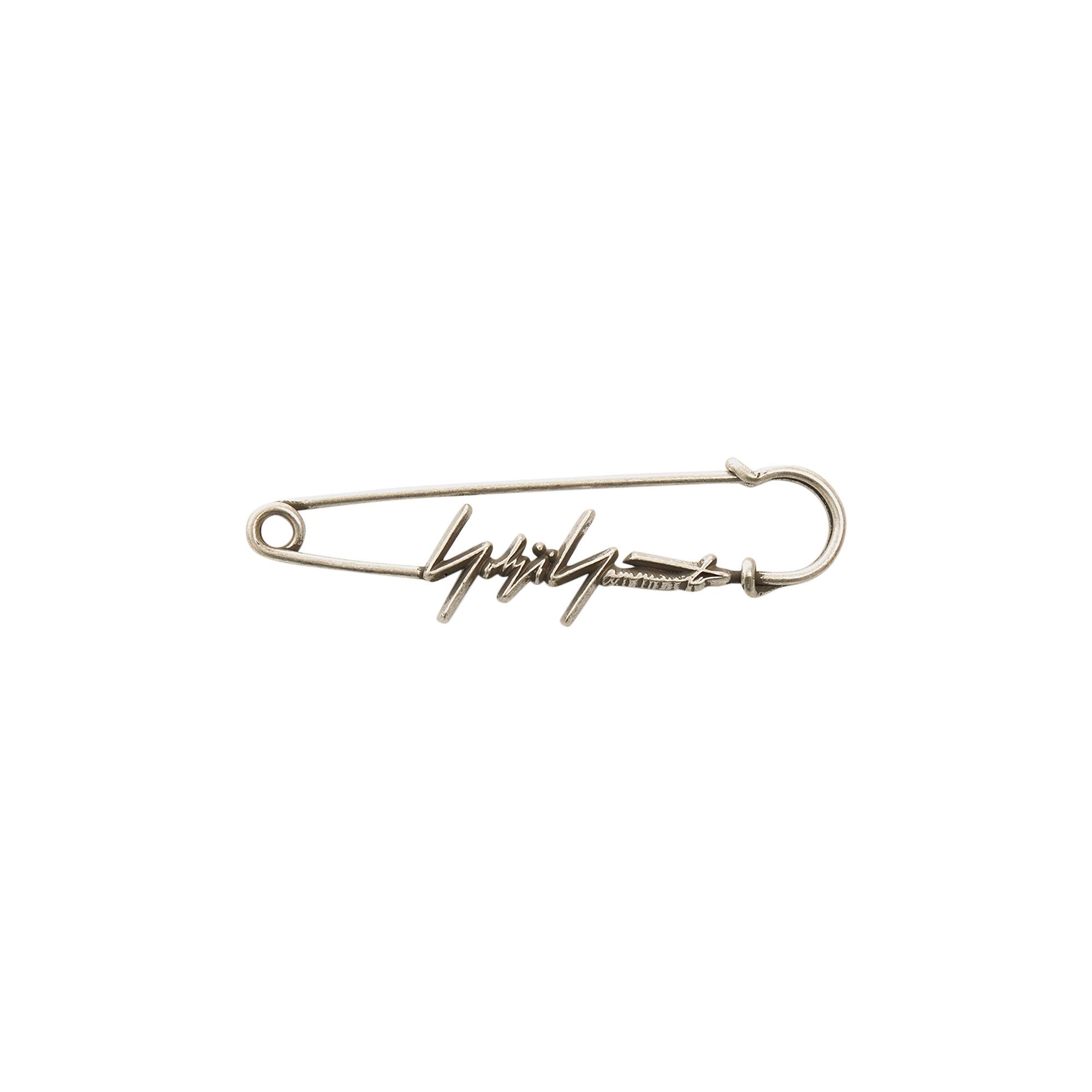 Buy Yohji Yamamoto Pour Homme Safety Pin 'Silver' - HP A07 965 1