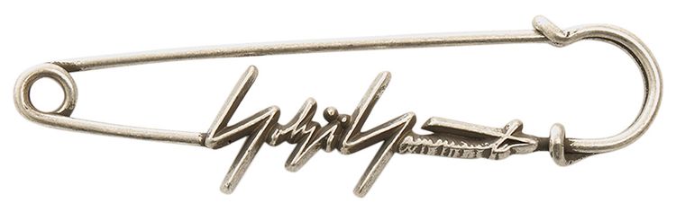 Yohji Yamamoto Pour Homme Safety Pin Silver