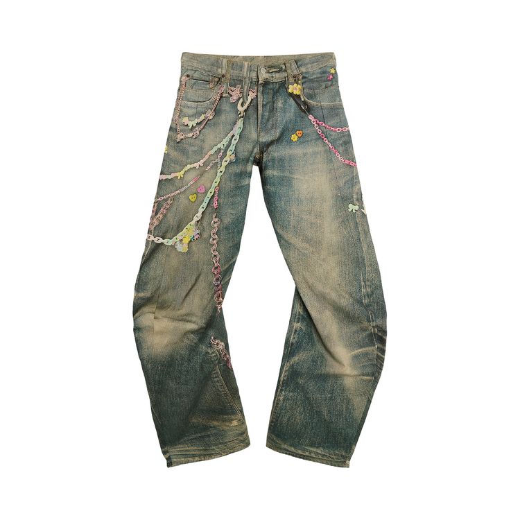 Acne Studios Trousers Mid Blue