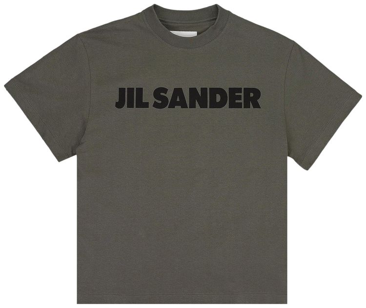 Jil Sander Logo T Shirt Olive