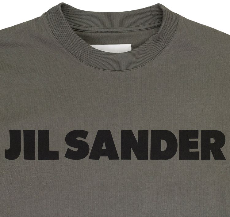 Jil Sander Logo T Shirt Olive