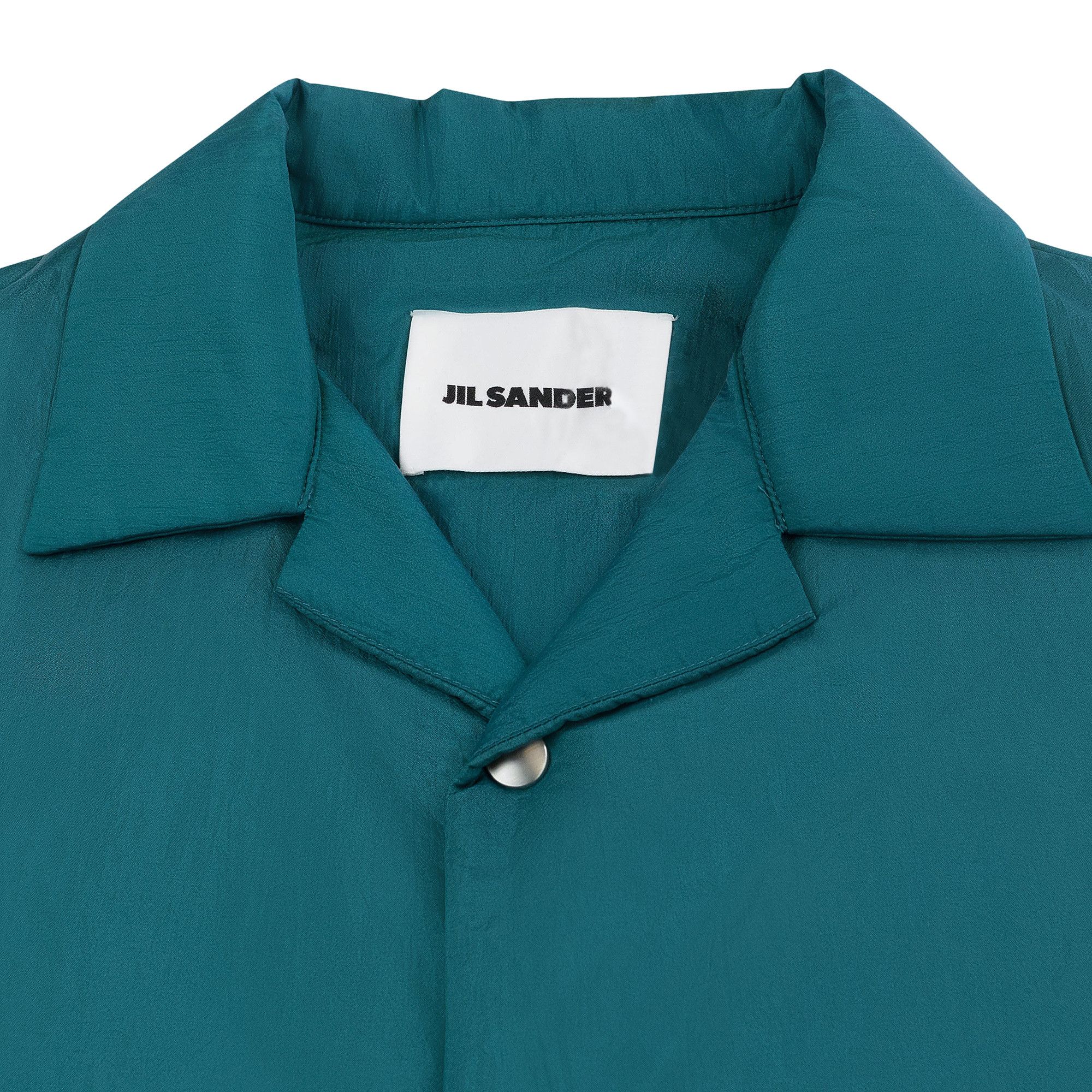 Buy Jil Sander Short-Sleeve Shirt 'Teal' - J47DL0140 J70003 430 | GOAT