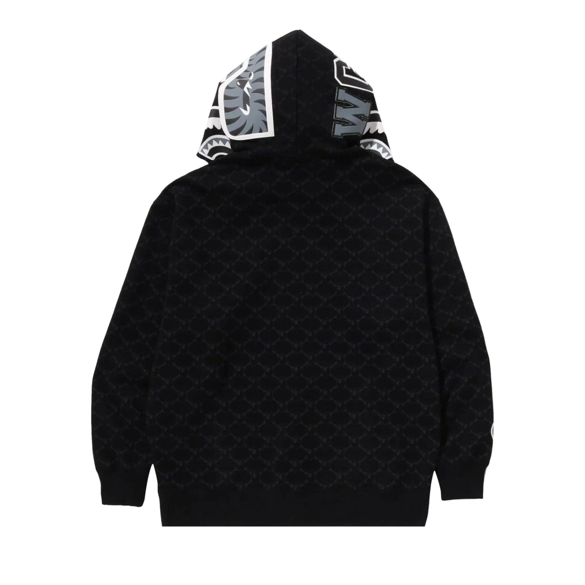 Buy BAPE College Monogram Relaxed Fit Shark Full Zip Hoodie