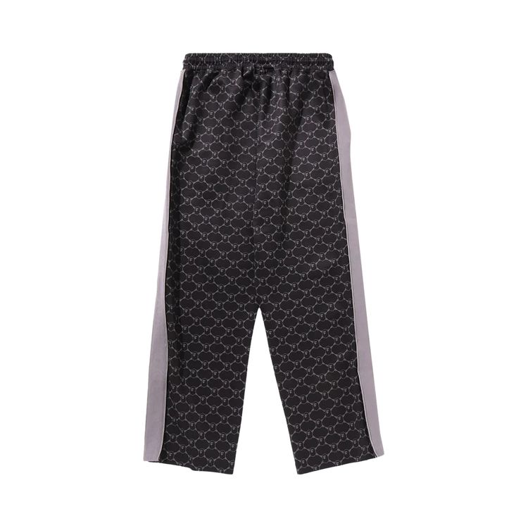 BAPE College Monogram Relaxed Fit Pants Black