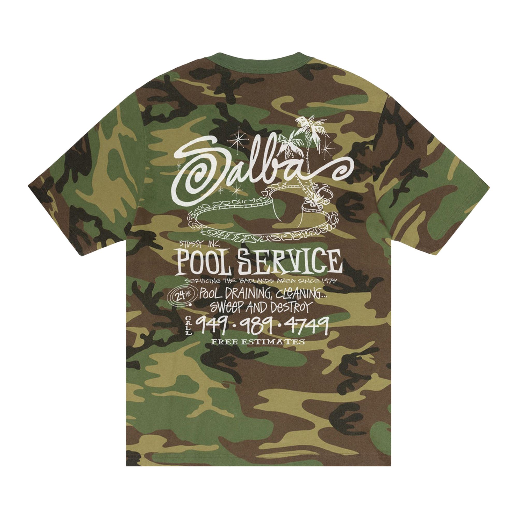 ★24SS 最新作★STUSSY STOCK CAMO TEE Stüssy: Men's Stock Camo Tee (Camo/White) | DSMNY E-SHOP