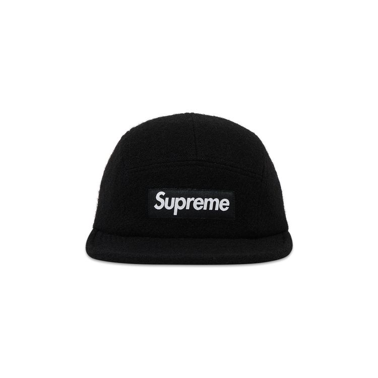 Supreme Harris Tweed Camp Cap Black