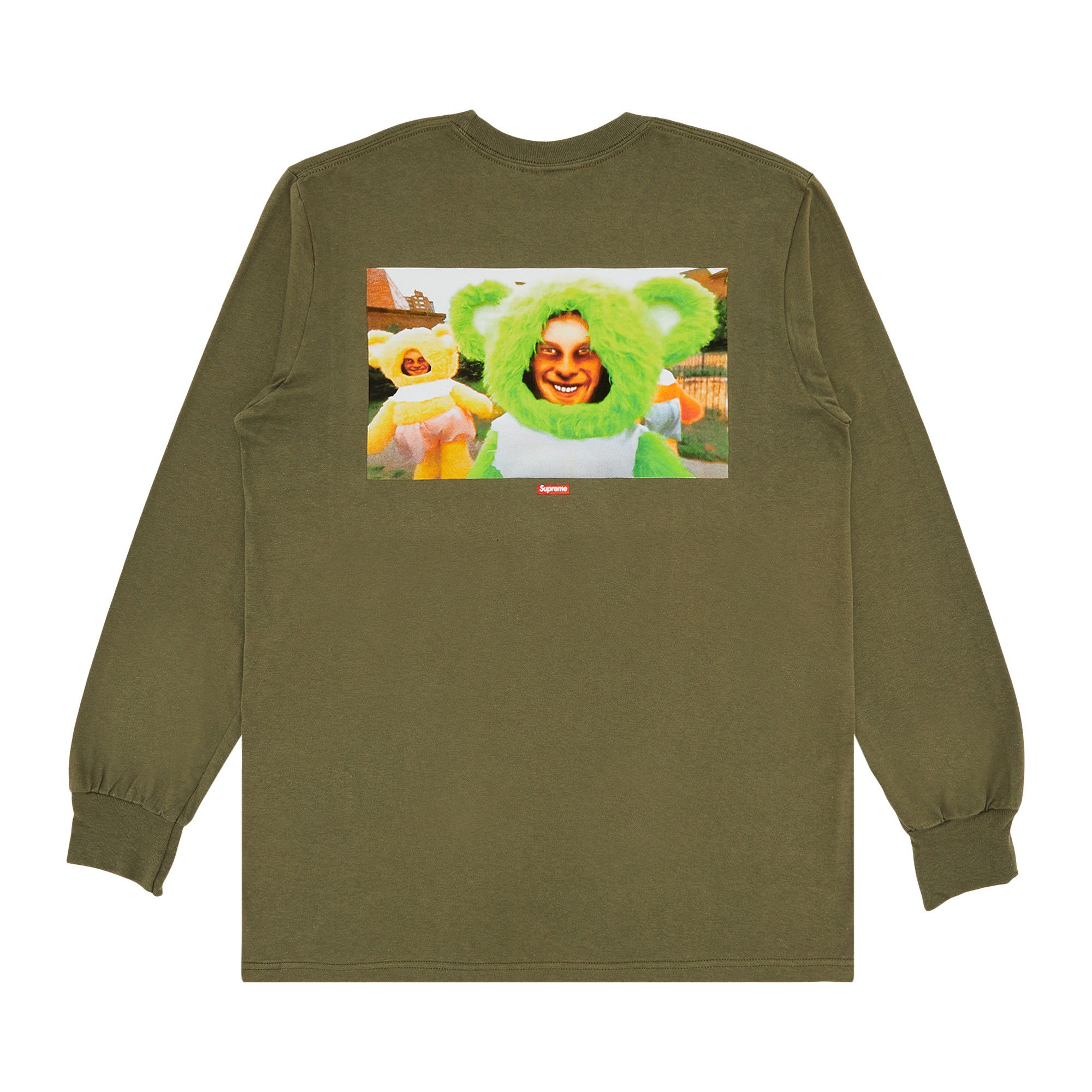 Buy Supreme x Aphex Twin Donkey Rhubarb Long-Sleeve Tee 'Light