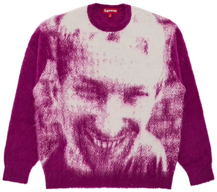 Supreme x Aphex Twin Mohair Sweater Pink