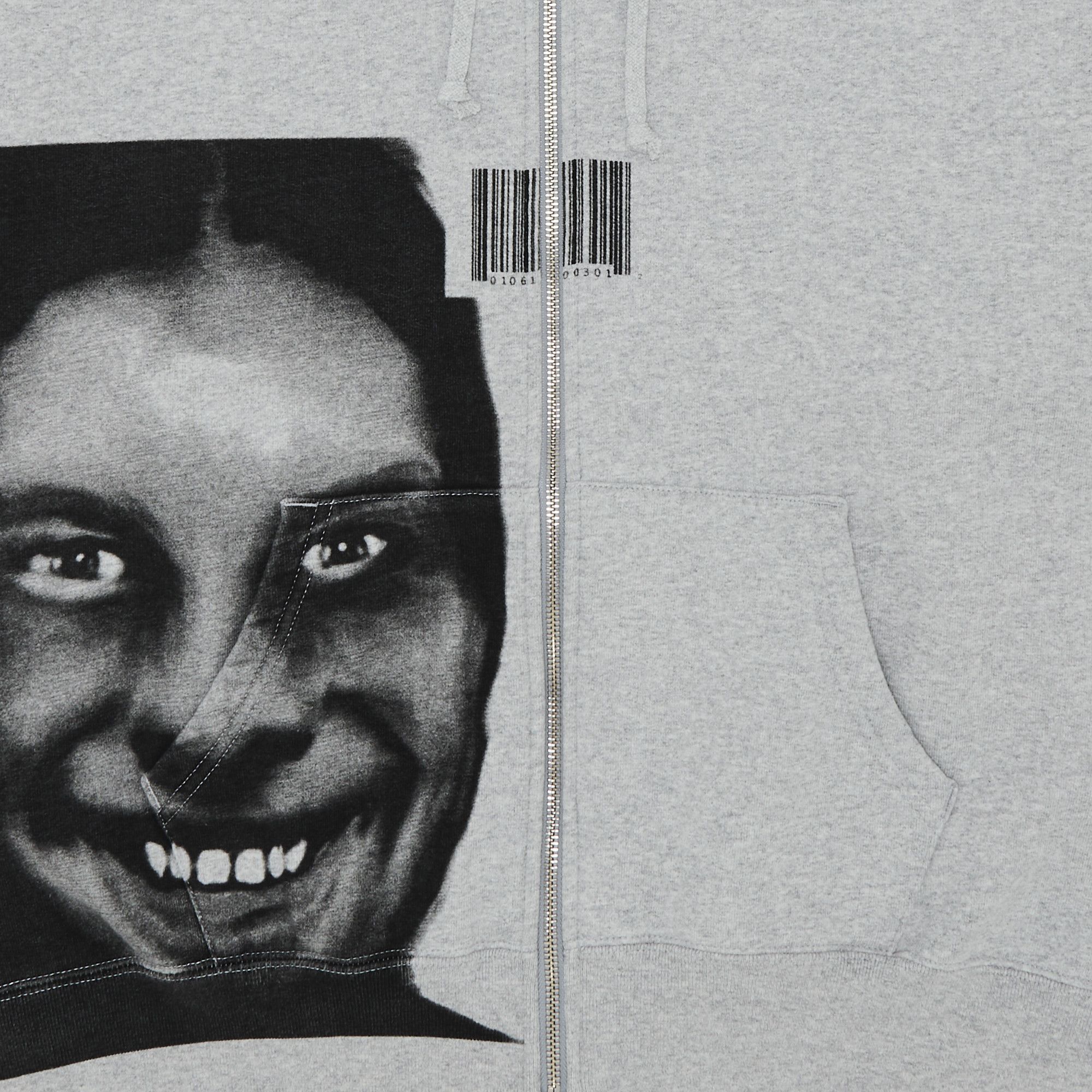 Buy Supreme x Aphex Twin Zip Up Hooded Sweatshirt 'Heather Buy Supreme x Aphex Twin Zip Up Hooded Sweatshirt 'Heather