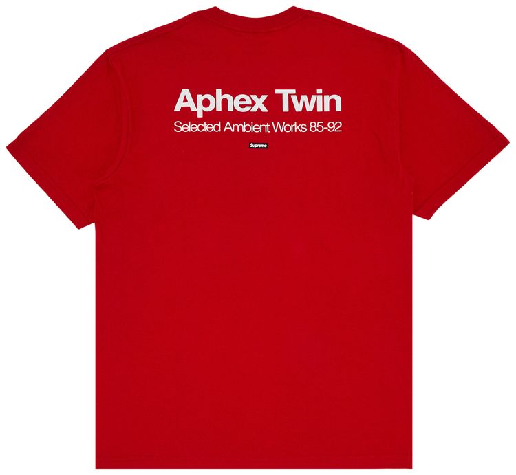 Supreme x Aphex Twin Ambient Works Tee Red