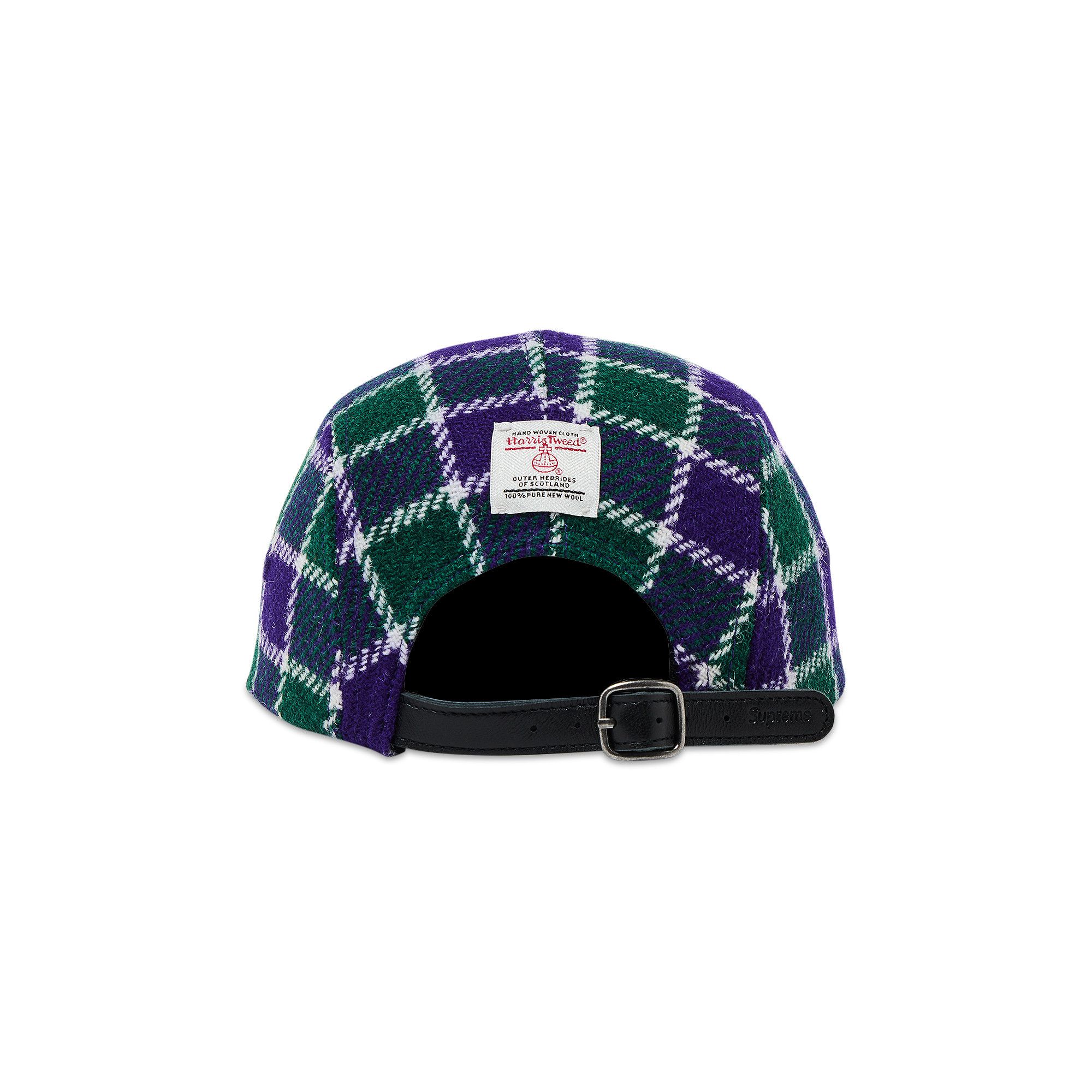 爆買い Tweed Harris Supreme Buy Camp SS25H39 - Plaid' 'Green Cap 帽子