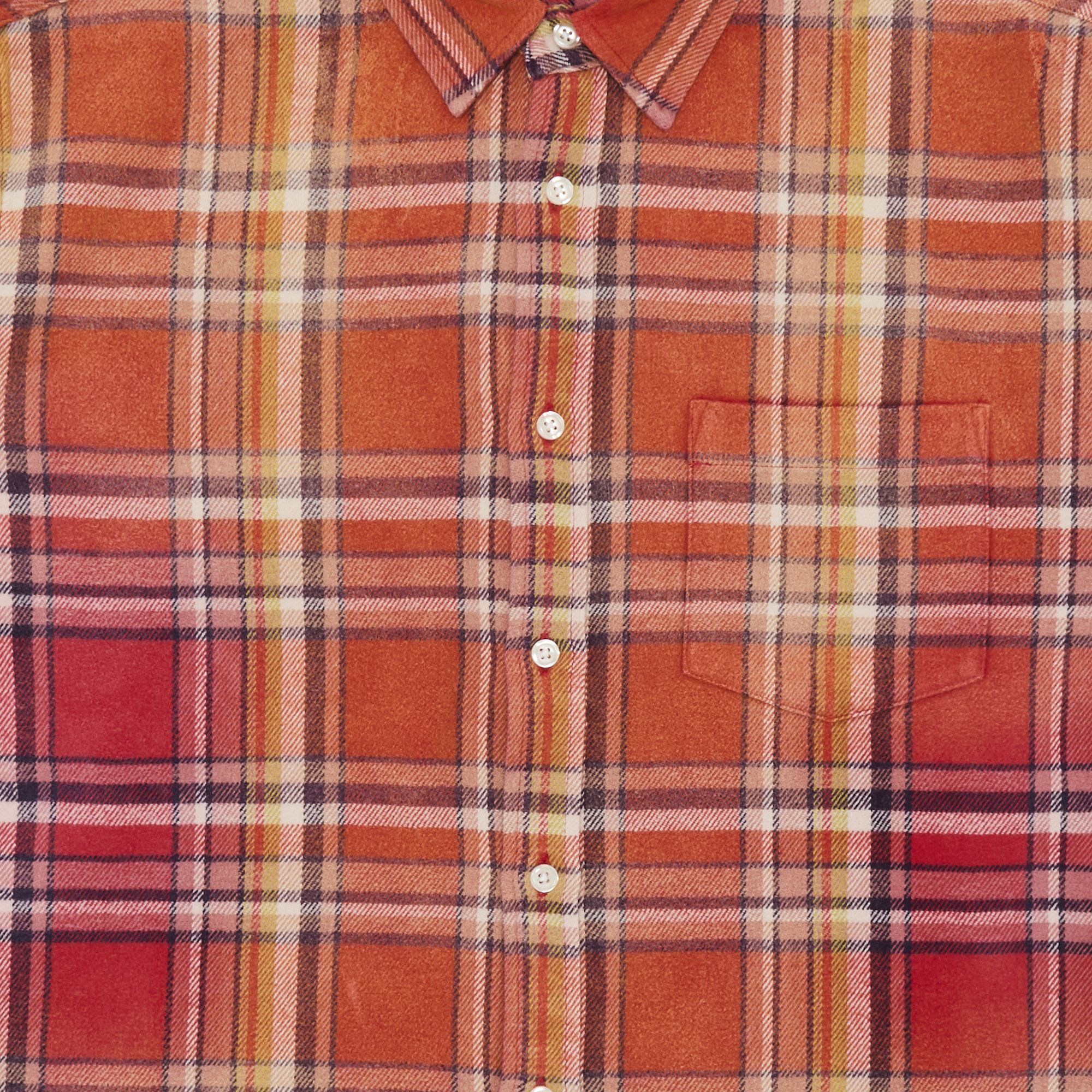 【本物保証 /関税・送料無料】Supreme Old English Plaid Shirt Supreme Old English Plaid Flannel Shirt Orange Men's - SS25 - US