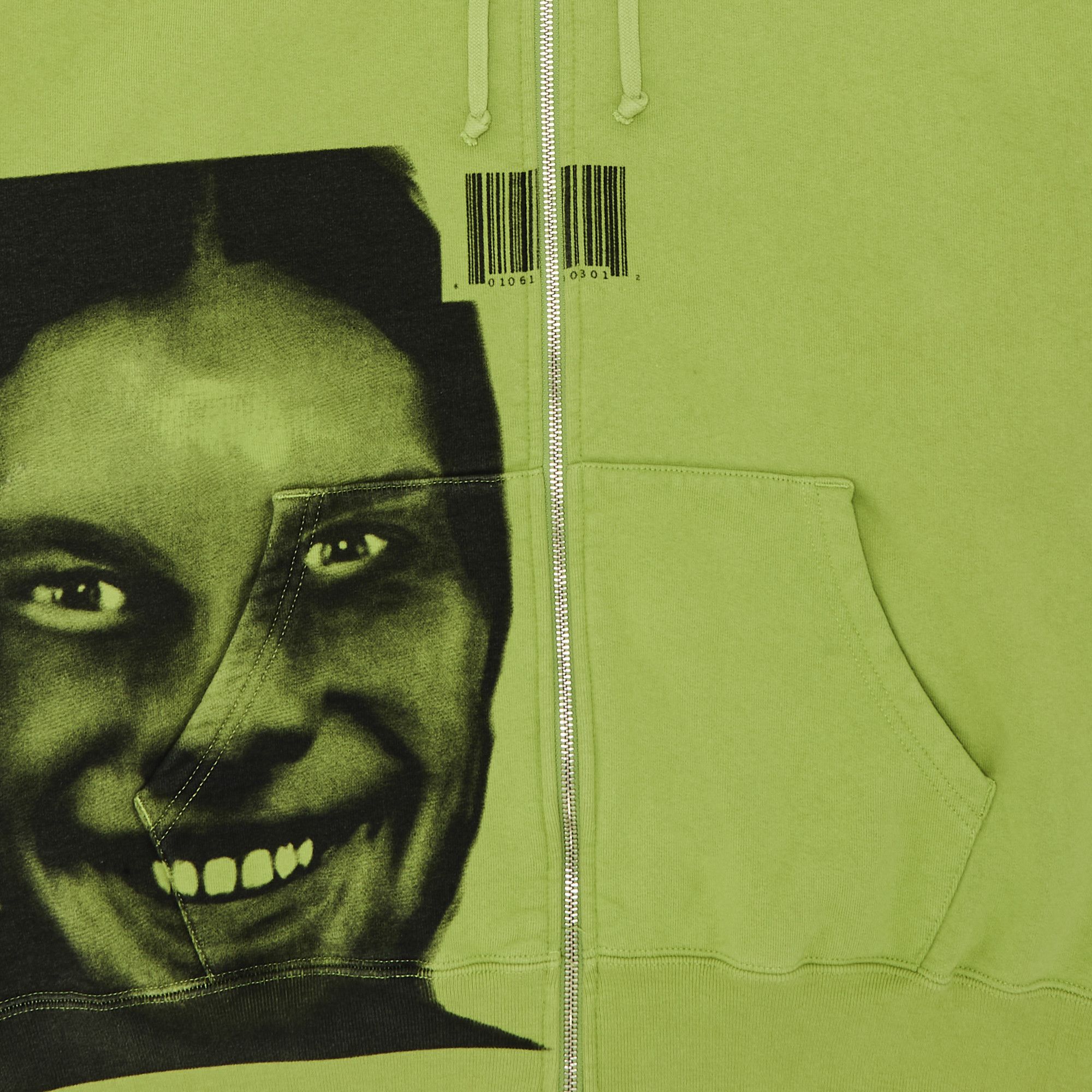 Buy Supreme x Aphex Twin Zip Up Hooded Sweatshirt 'Lime