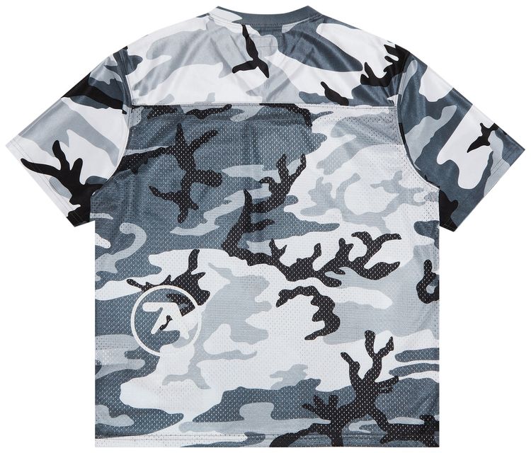 Supreme x Aphex Twin Football Jersey Snow Camo