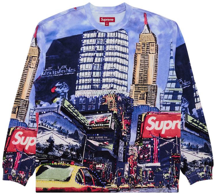 Supreme Skyline Sequin Long Sleeve Top Day
