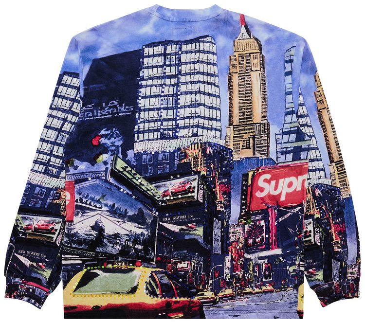 Supreme Skyline Sequin Long Sleeve Top Day