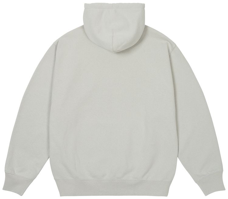 Palace Unitas Pigment Wash Hood Concrete Grey