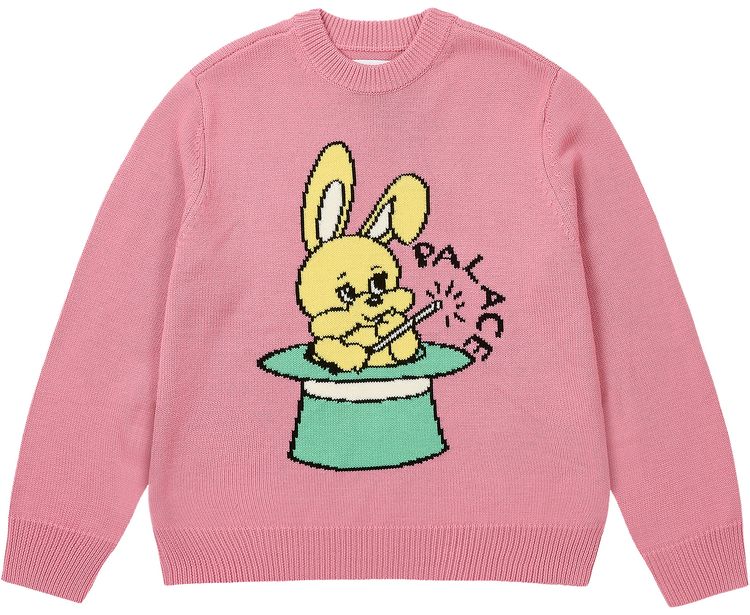 Palace Hat Trick Knit Pink