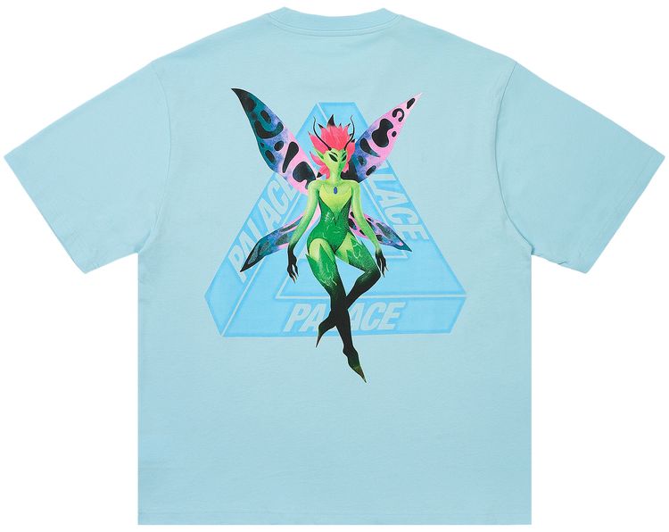 Palace Tri Fairy T Shirt Skyline Blue