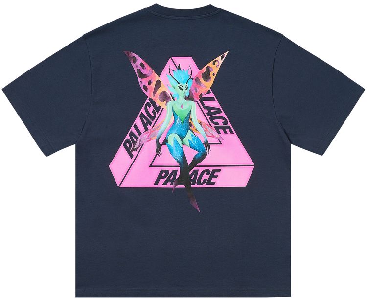 Palace Tri Fairy T Shirt Navy