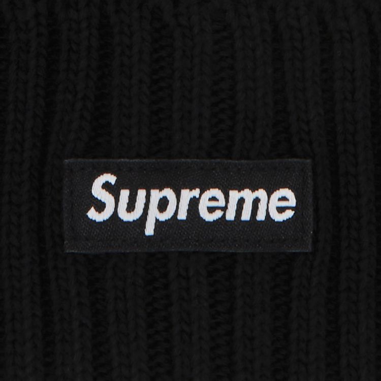 Supreme Overdyed Beanie Black