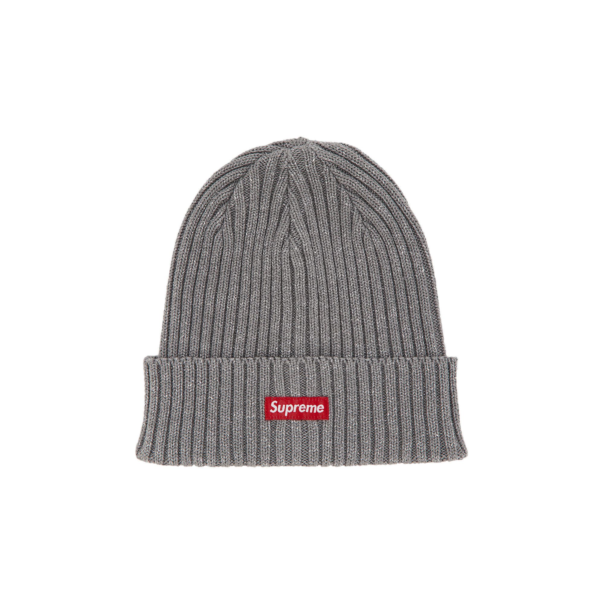 【ふるさと割】 Buy Supreme Overdyed Beanie 'Metallic Silver' - SS25BN3 帽子