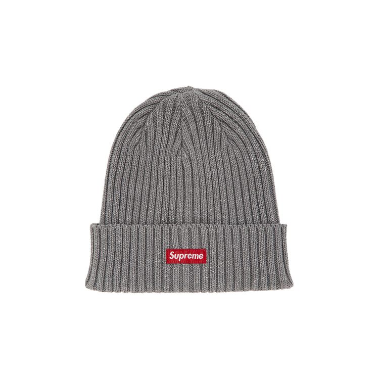 Supreme Overdyed Beanie Metallic Silver