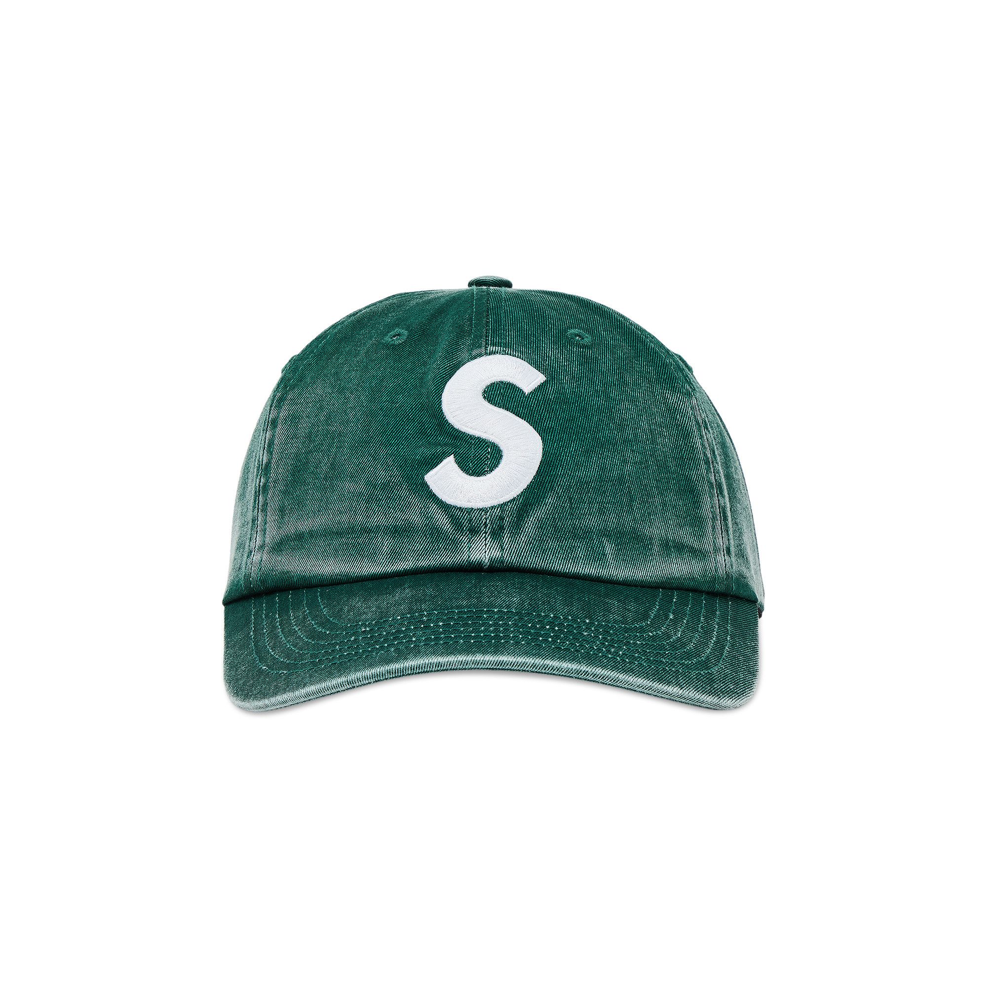 魅力的な 6 Logo S Coated Pigment Supreme Buy Panel Green 'Dark 帽子