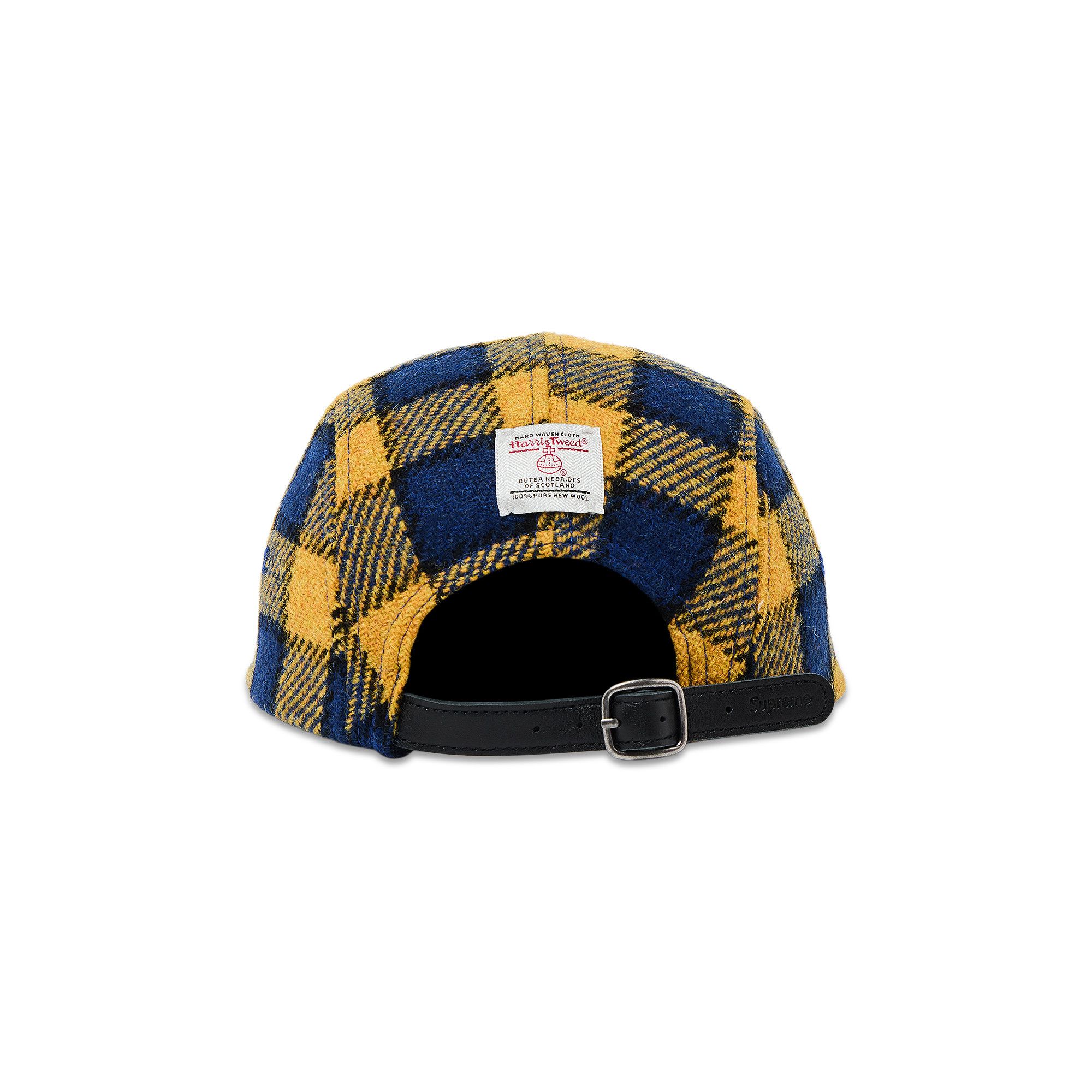 帽子 Supreme Harris Tweed Camp Cap Yellow Buy Supreme Harris Tweed Camp Cap 'Yellow Plaid' - SS25H39